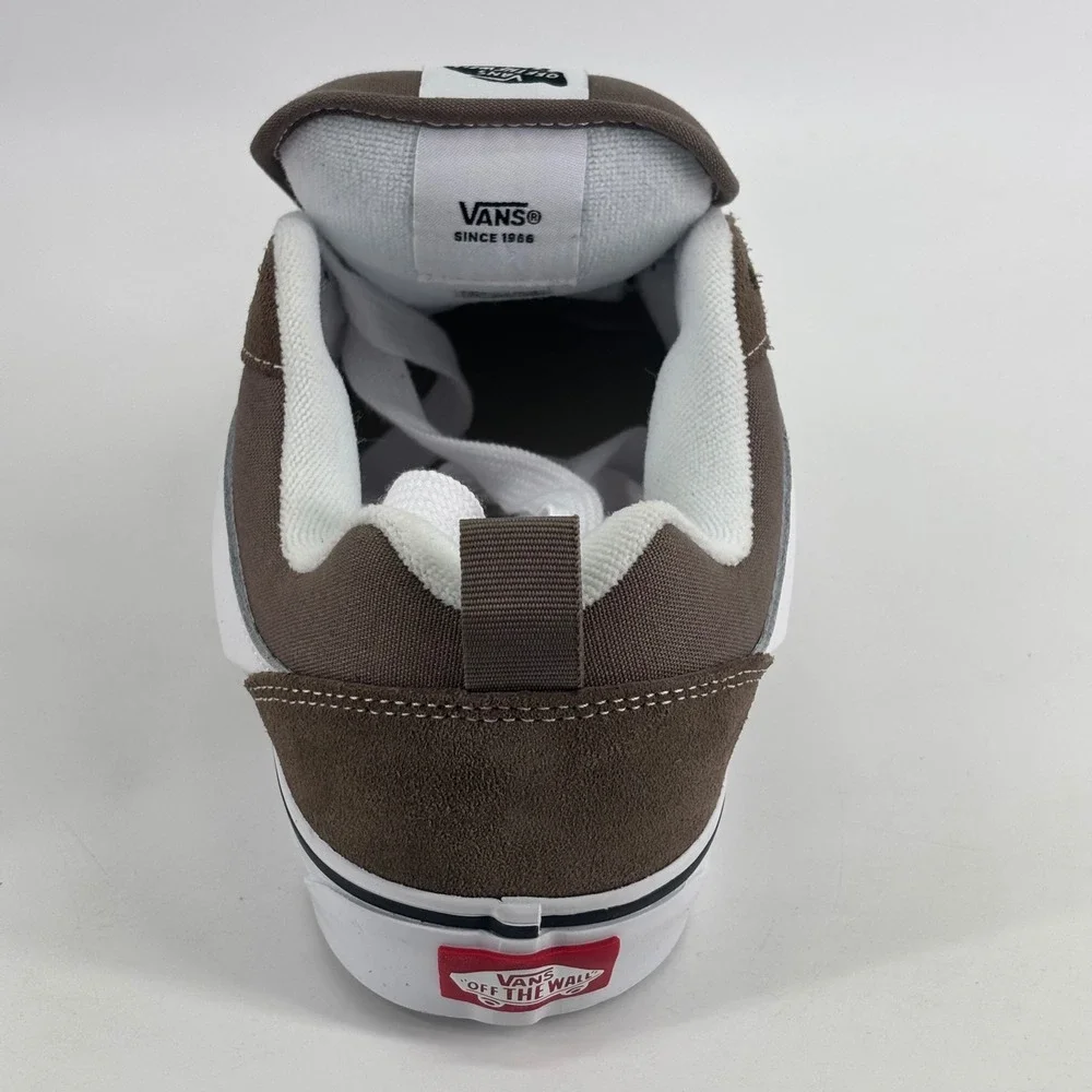 Vans Knu Skool Men 8.5 Women 10 Walnut Brown Puffy Skate VN000D221NU New